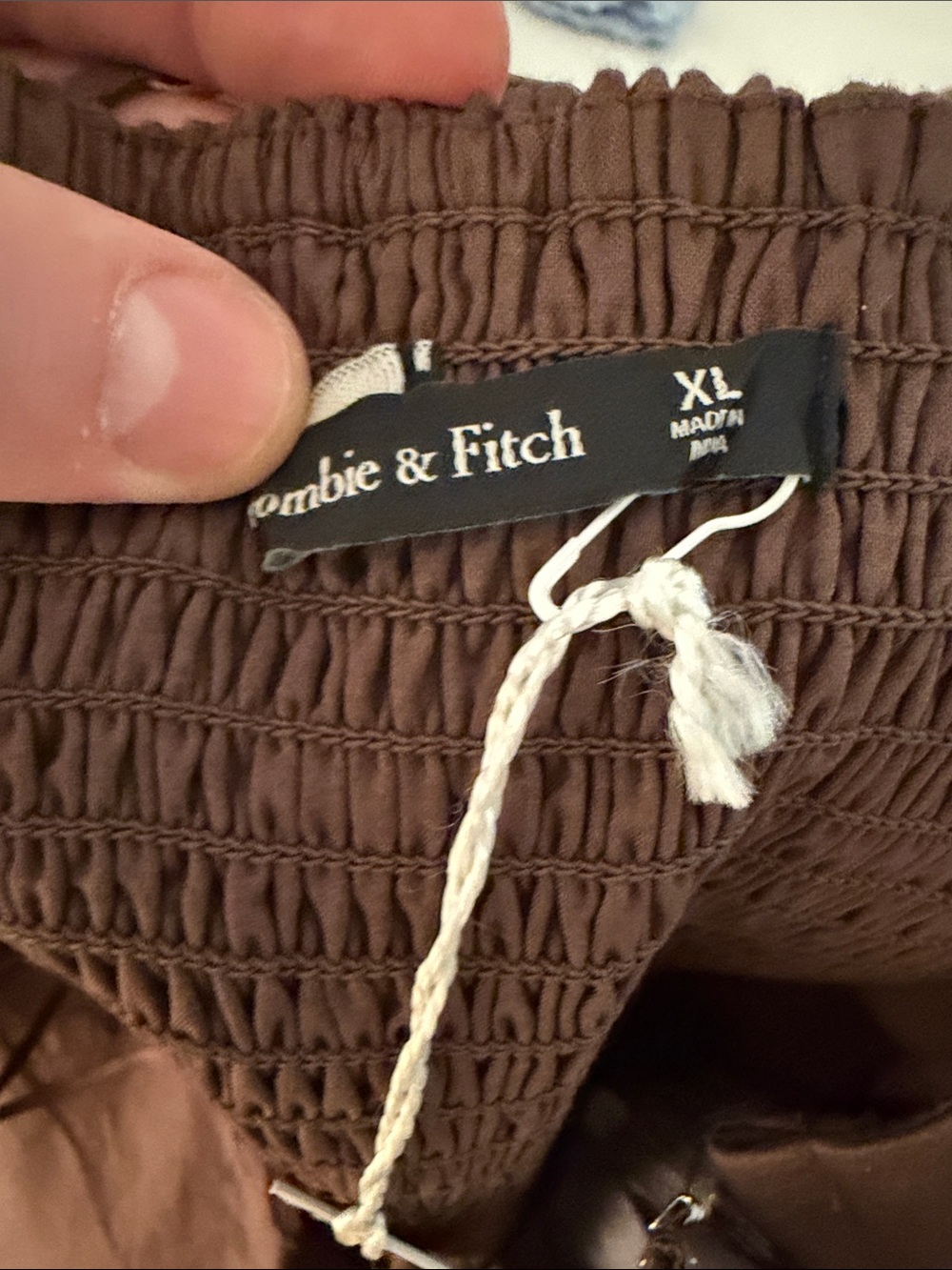 Abercrombie & Fitch Bra Free Brown Polka Dot Midi Dress - Picture 12 of 12